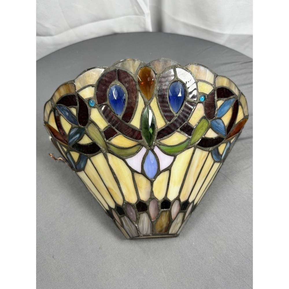 Tiffany‎ Style Mission Design Stained Glass Indoor 1-Light Wall Sconce